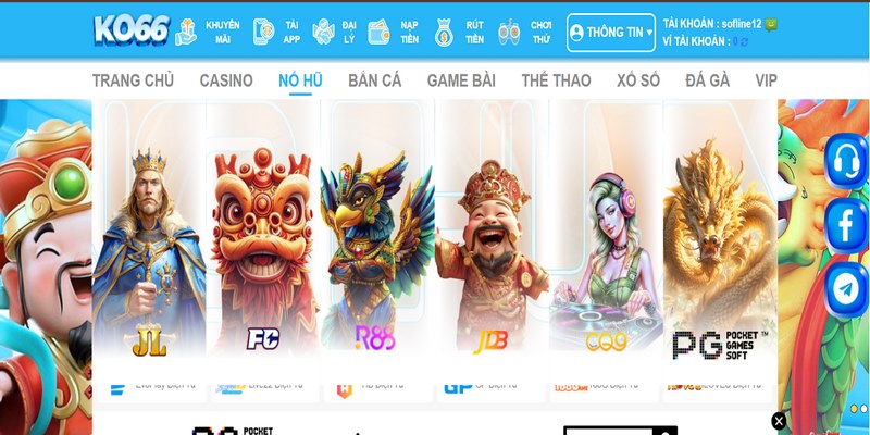 Thế giới nổ hũ đổi thưởng KO66 thú vị không thể chối từ